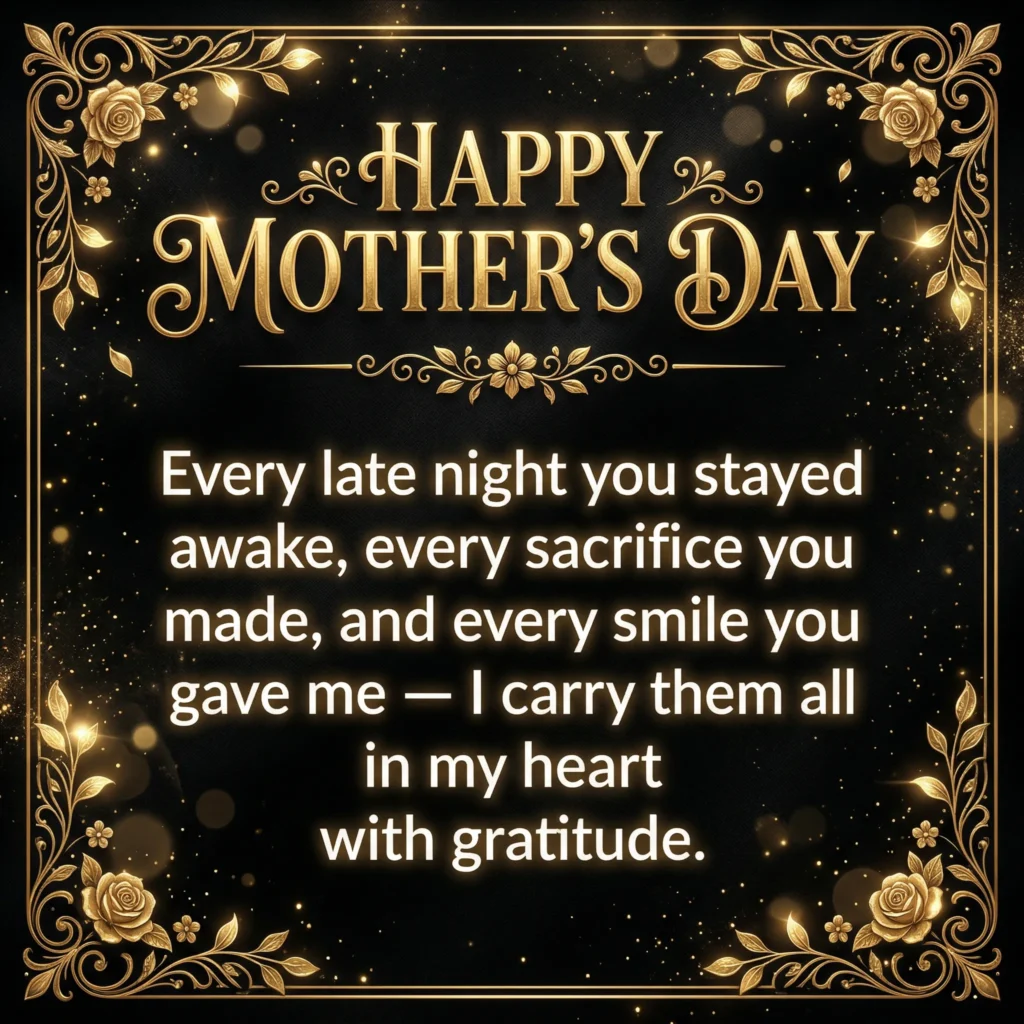 Every late night you stayed awake, every sacrifice you made, and every smile you gave me — I carry them all in my heart with gratitude