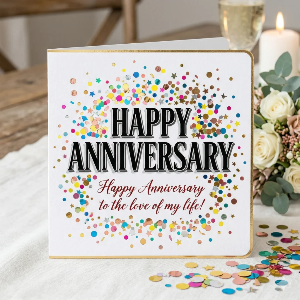 Happy Anniversary to the love of my life!