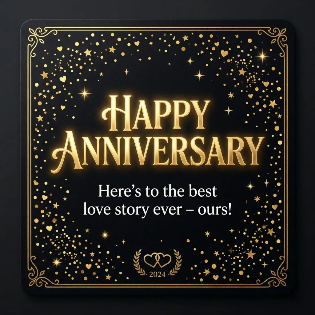 Here's to the best love story ever – ours!