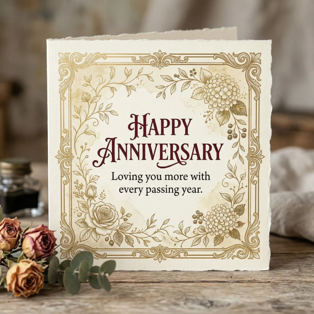 Loving you more with every passing year