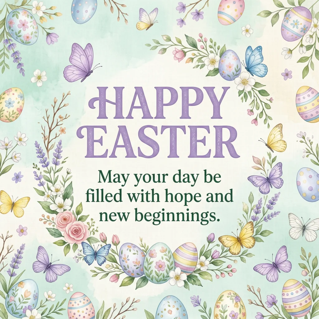 May your day be filled with hope and new beginnings