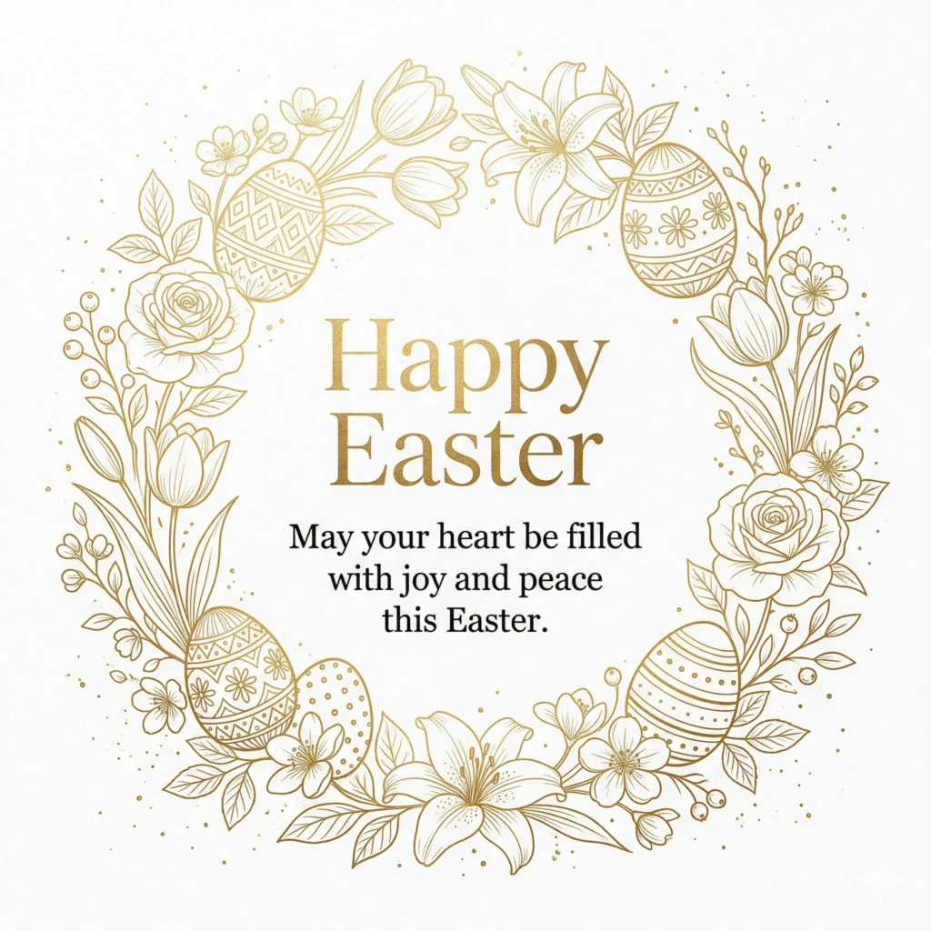 May your heart be filled with joy and peace this Easter