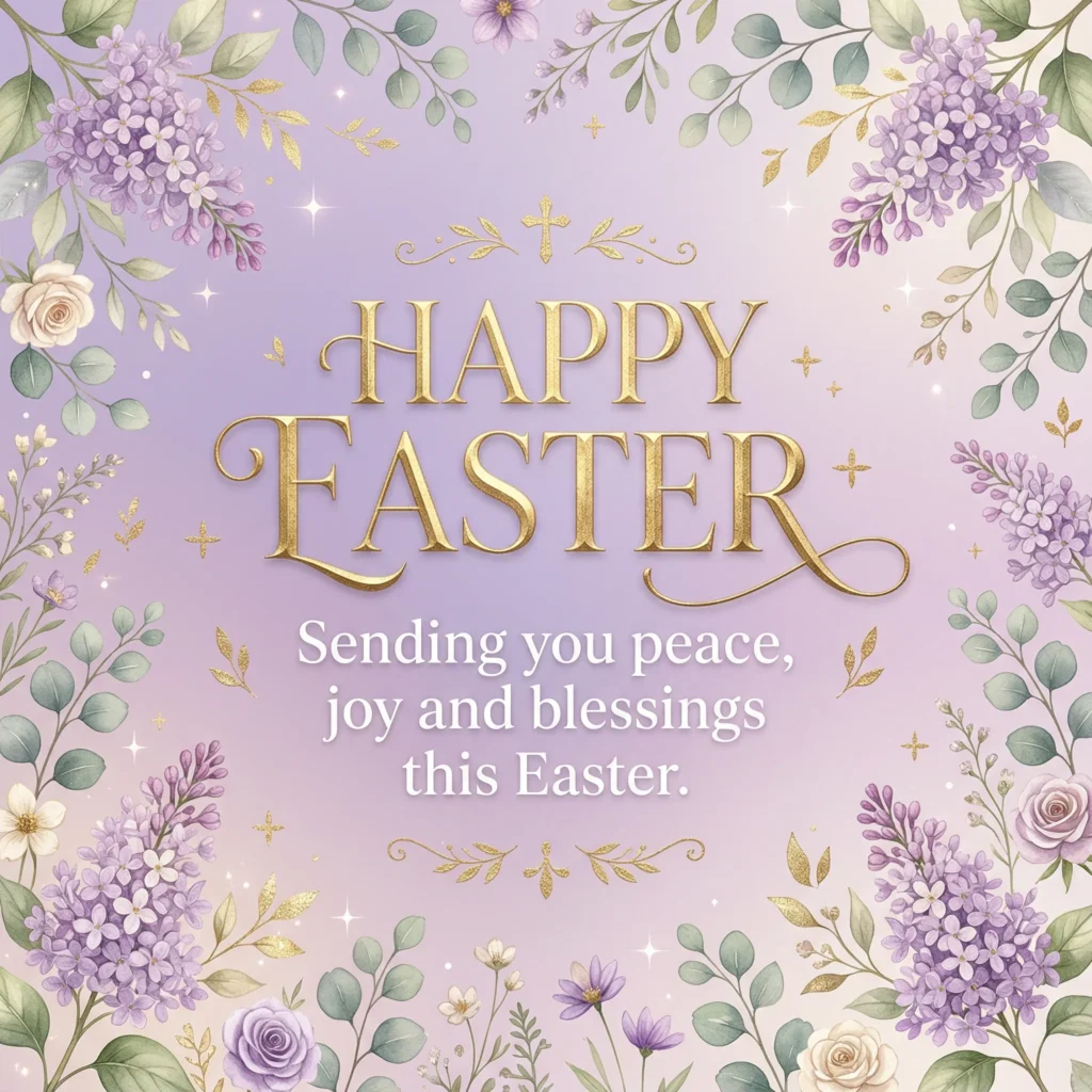 Sending you peace, joy and blessings this Easter
