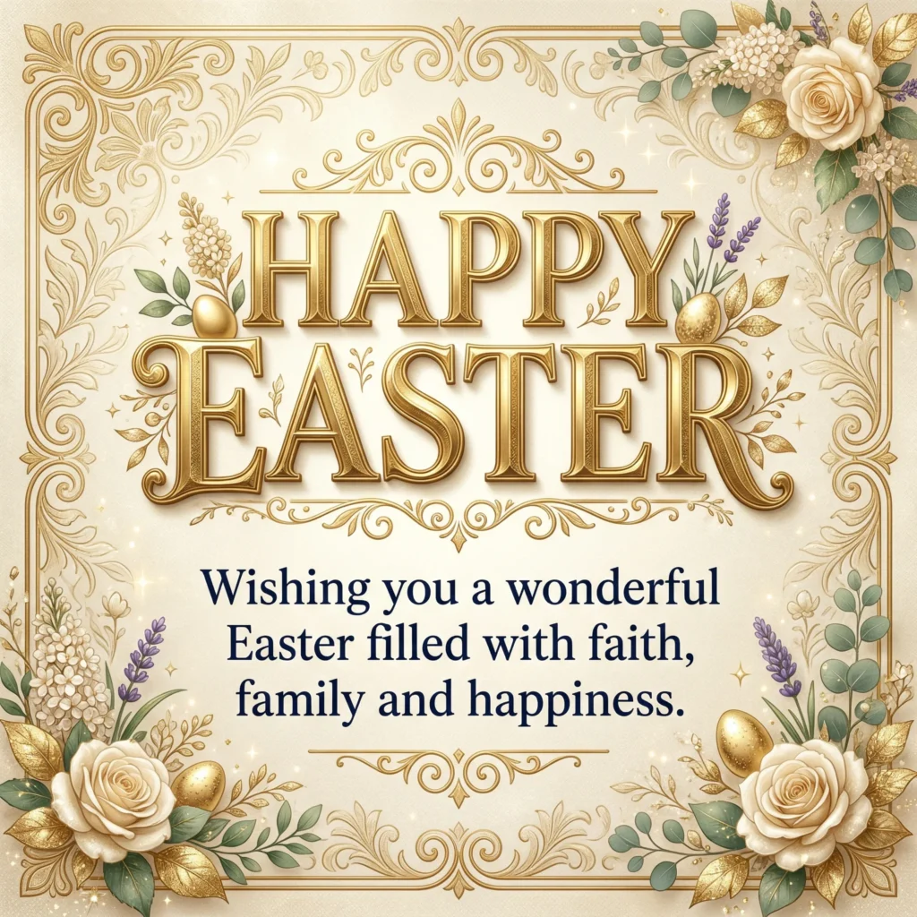 Wishing you a wonderful Easter filled with faith, family and happiness