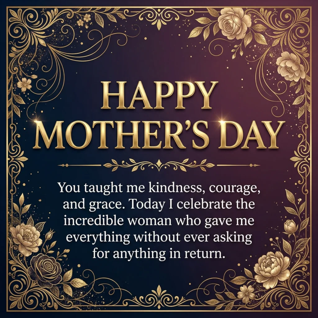 You taught me kindness, courage, and grace. Today I celebrate the incredible woman who gave me everything without ever asking for anything in return