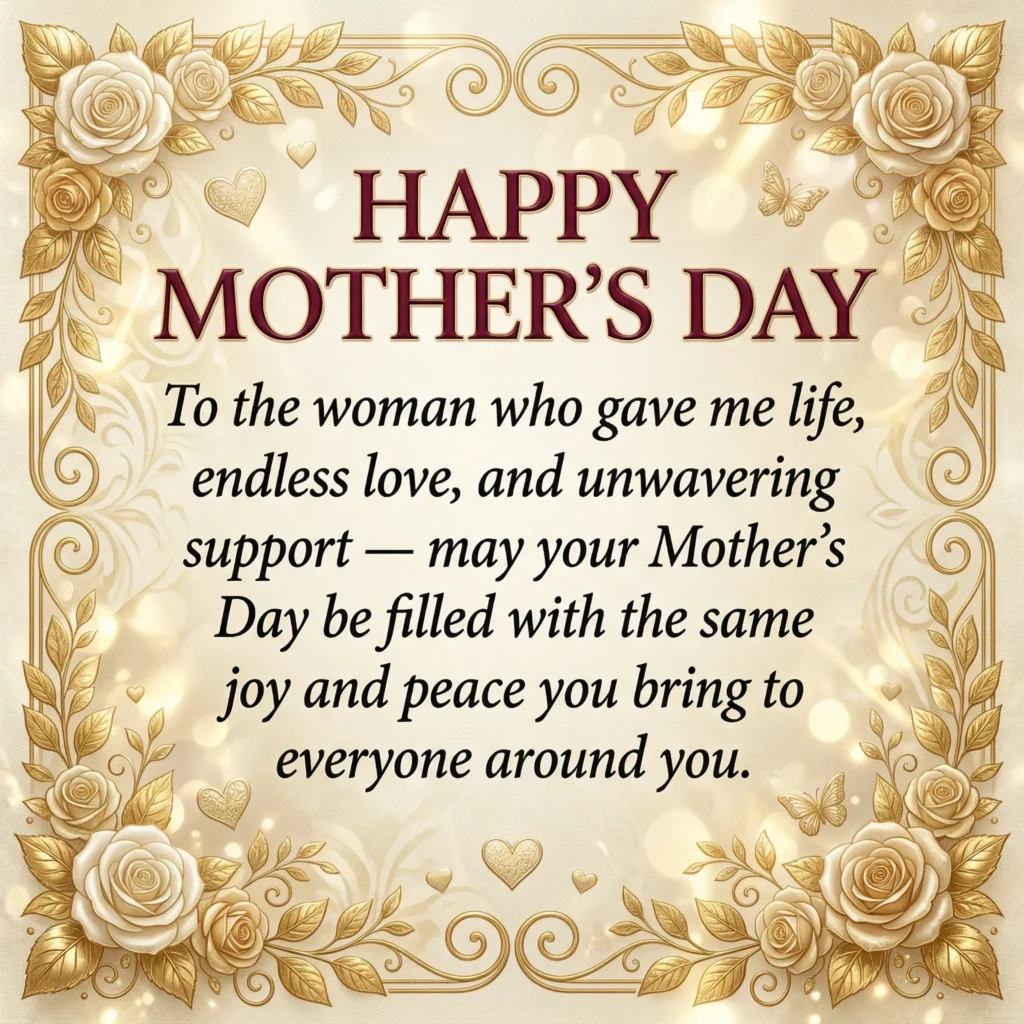 You turned ordinary days into beautiful memories and difficult times into lessons of strength. I am so blessed to call you my mom (2)