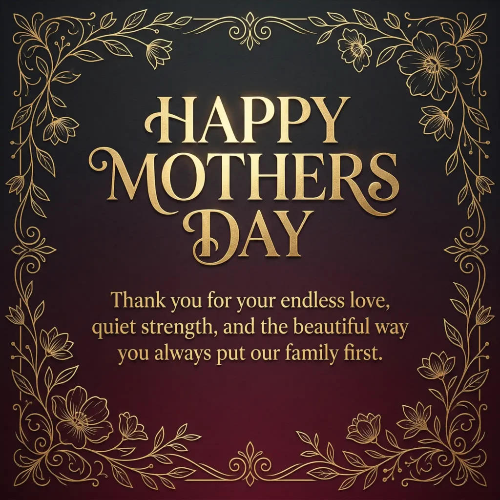 mothers day wish images with elegant design and loving message for mom
