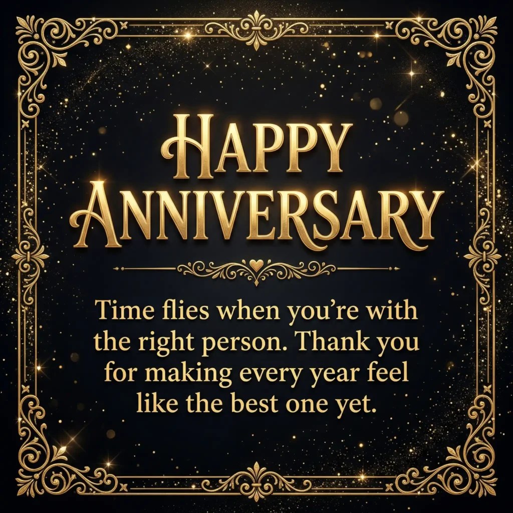 anniversary wish images with dark background and grateful long message for couples