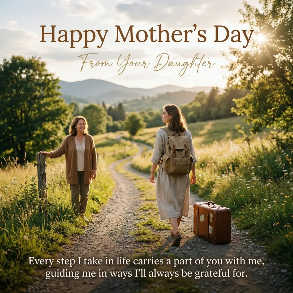 Life journey Mother’s Day image from daughter with emotional growth message